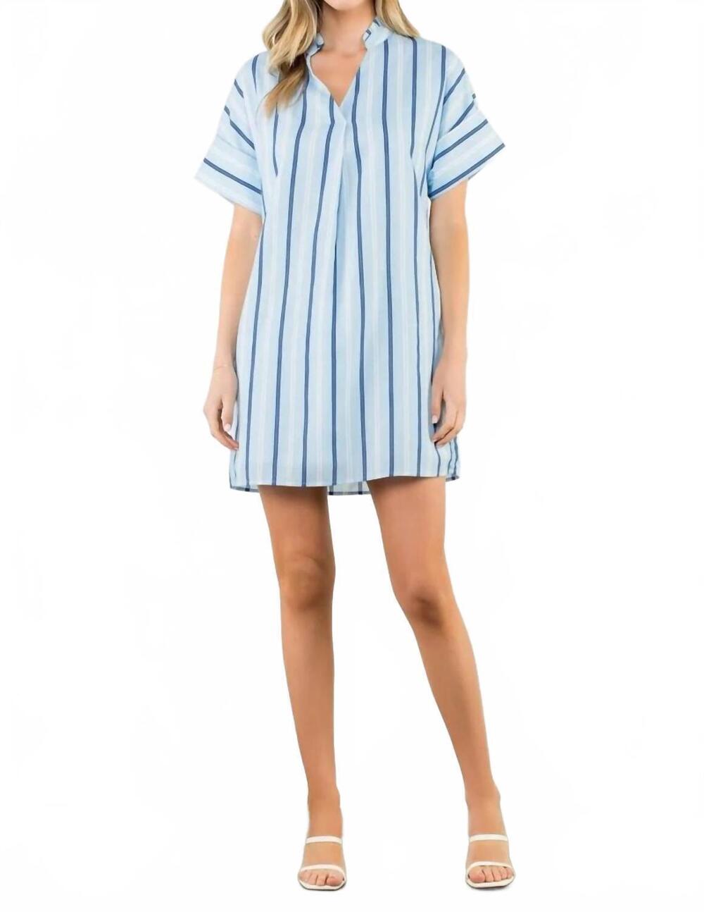 NEW THML sailing away dress in light blue
